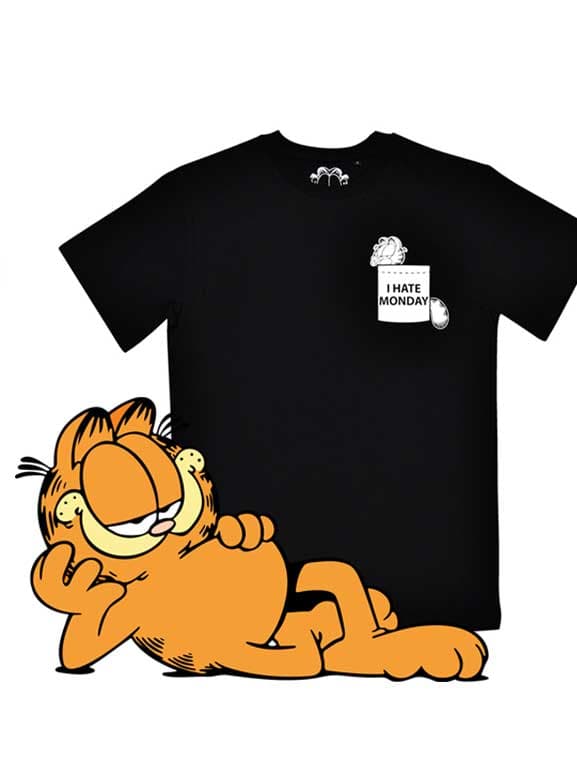打工仔心聲！潮著加菲貓I Hate Monday tee