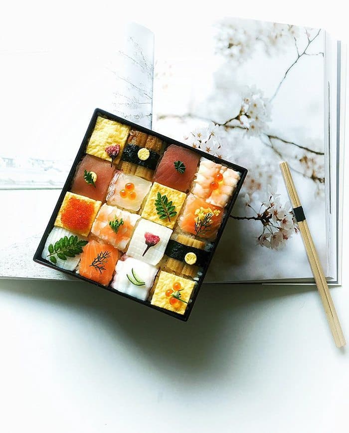 日本超流行！自製馬賽克壽司便當