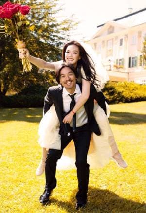 舒淇秘嫁馮德倫 只穿2014年的H&amp;M婚紗！