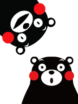 小編都尖叫！熊本熊化妝掃呀～～～