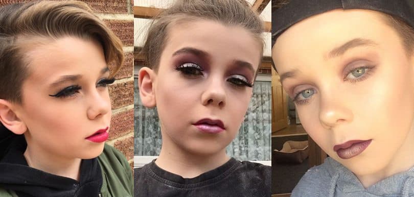 姐姐竟然輸俾你？10歲男孩示範超班化妝技術！