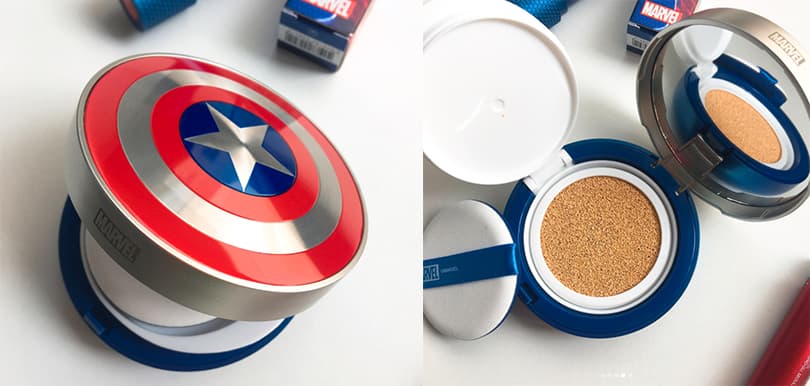 Marvel粉注意！美國隊長Cushion出街補妝超吸睛