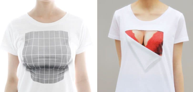 最強視覺欺詐！日本爆乳Tee登場