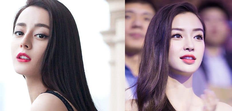 Angelababy微博素顏自拍！兩大女神素顏大鬥法