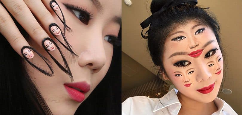 韓國超強視覺化妝師！每個妝都令你心驚膽跳……