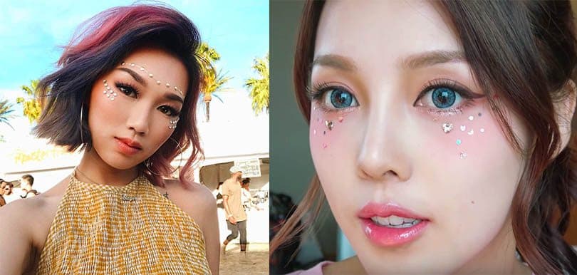 年度大party！跟美妝達人化閃片妝去Clockenflap，教你2招防溶妝大法！
