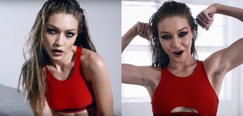 Gigi Hadid 冶豔霸氣拍年末月曆  網民卻把重點放在她腋下⋯⋯