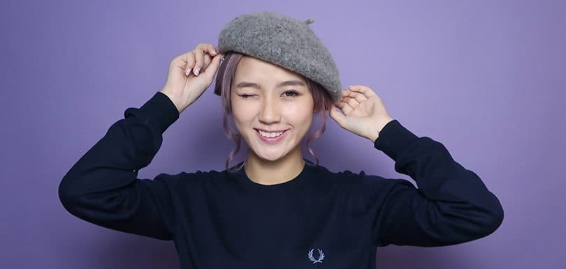 冬日懶洗頭！必學3種韓系畫家帽髮型