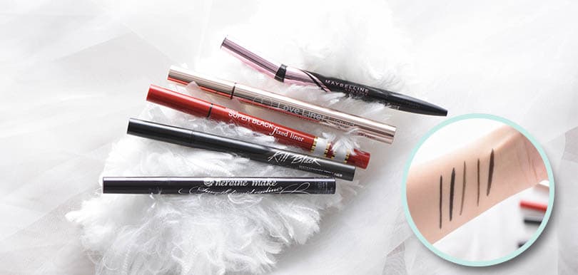 【編輯戀物PICK！】實測5款開架品牌眼線筆，即睇邊款最防水、最易畫！