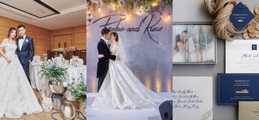 Marine Style婚禮！陳展鵬單文柔與卓韻芝，不約而同結婚都選這些品牌！