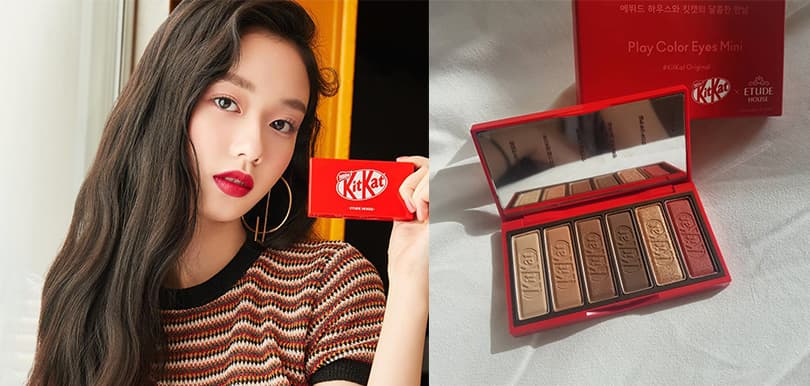 看起來超可口的朱古力眼影盤！Etude House 與 Kit Kat 聯乘推出新品