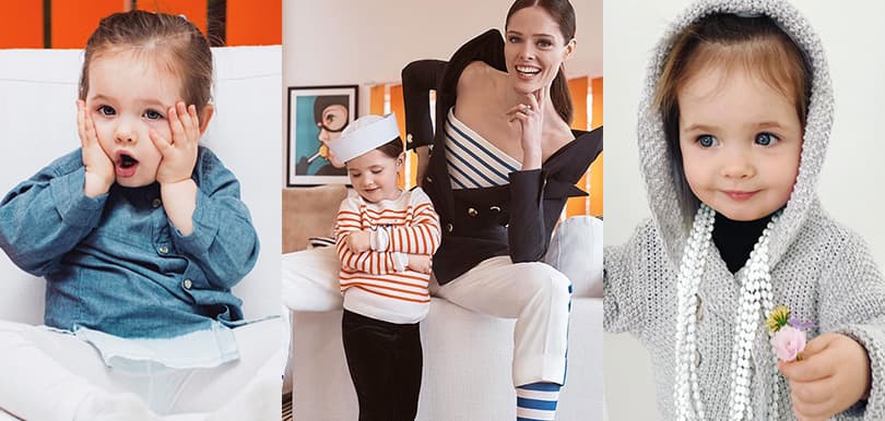 至Cute模二代！Coco Rocha得意女IG多fans