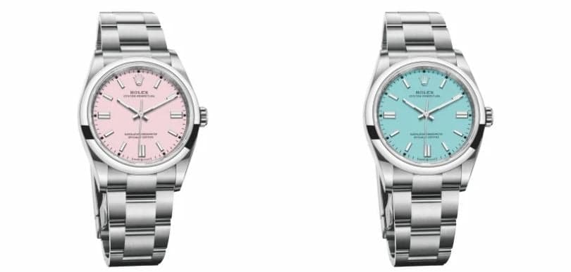 Rolex 入門款Oyster Perpetual 鋼錶搶眼新色