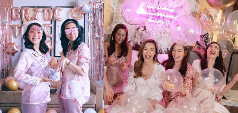 輕婚禮也要有Bridal Shower！姊妹團婚前派對必備睡衣︰性感、中性、可愛風推介
