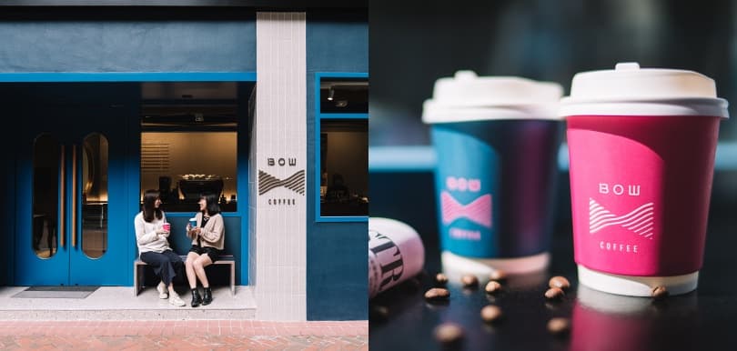灣仔新開藍色打卡cafe 鬧市中在Bow Coffee享受慢活