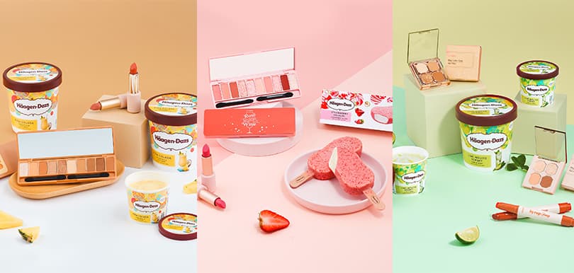夏日就是要「小清新」！Häagen-Dazs™與Etude House 聯乘推出初夏「微醺」妝容系列