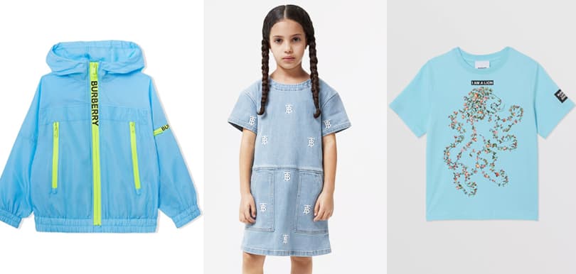 夏天要將藍天白雲穿上身！Burberry Kids 2021最新春夏童裝系列