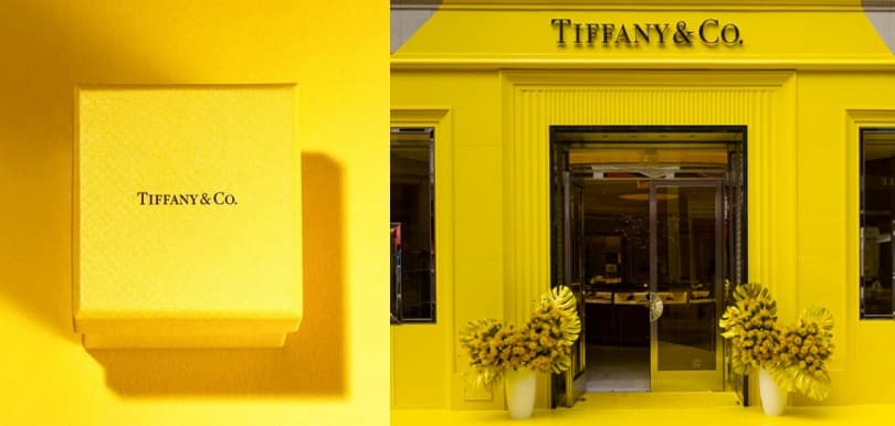 Yellow is the new blue愚人節玩笑成真了！Tiffany開設Tiffany Yellow限定主題店
