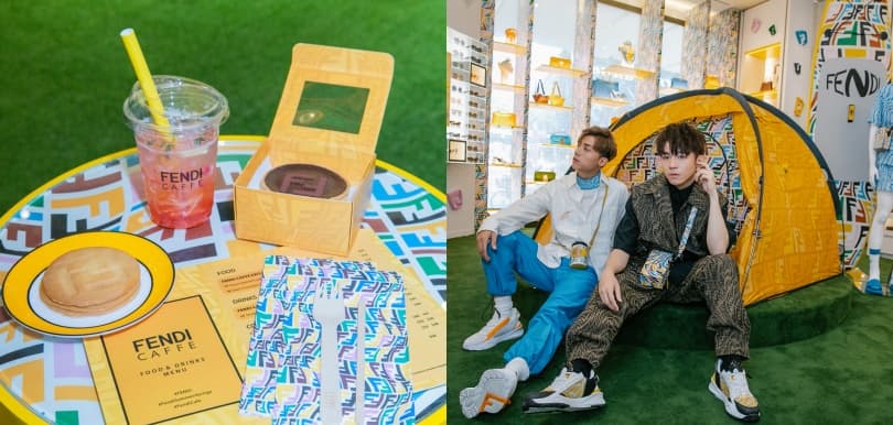 跟著Ian、AK去打卡！Fendi期間限定咖啡店Fendi Caffe首度登陸香港
