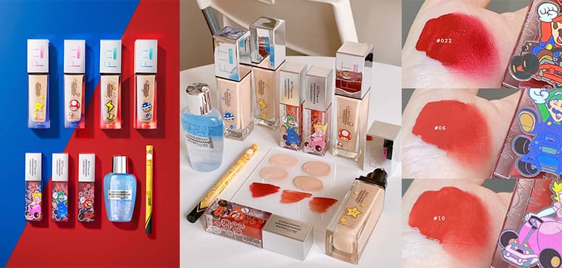 包裝換上Mario賽車經典卡通人物！ Maybelline×Mario聯乘合作推出彩妝系列