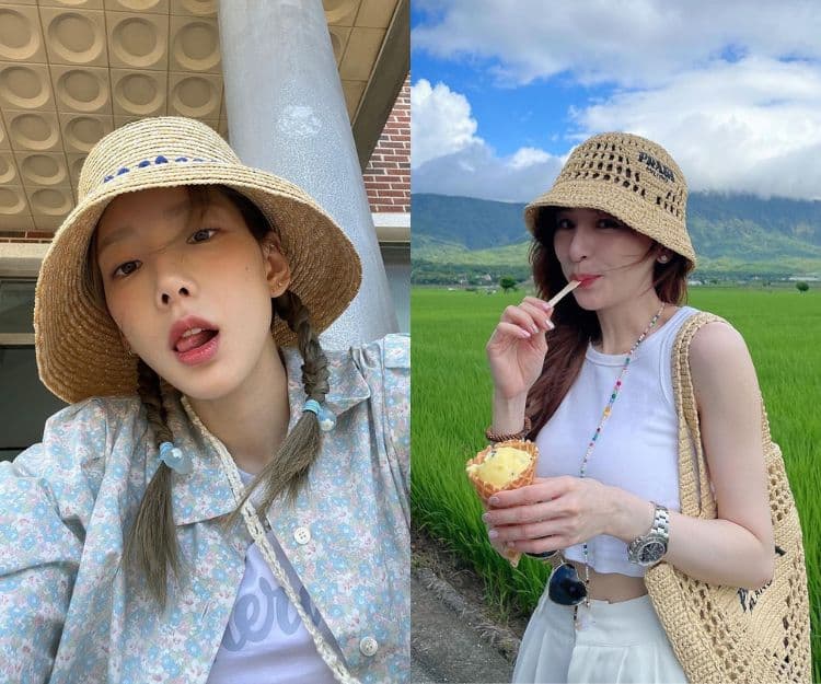 夏天必備人氣藤織帽！3款大熱帽型推介＋夏日穿搭提案