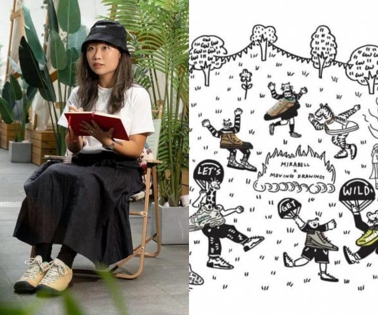 Mirabell X 本地插畫家Moving Drawing 與「履」Let’s Get Wild!