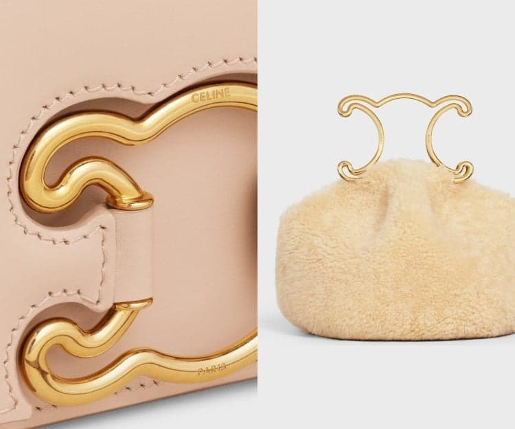 Celine Triomphe Frame新品推介：絕美空心凱旋門Logo手袋、極簡高級感飾品