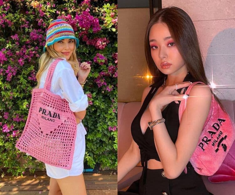 穿上粉色看《Barbie芭比》！7款Prada甜美粉色名牌手袋推薦：人氣Hobo Bag、Must-have拉菲草Tote Bag