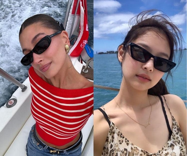 名牌太陽眼鏡推薦2023丨跟Hailey Bieber、Jennie、Rosé入手本年度3大流行款式＋按面型挑選教學