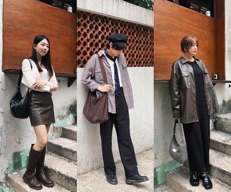 【#sheOOTD】微涼天轉季秋天穿搭示範＋秋冬必備單品推介：皮革分趾鞋、燈芯絨肩背包、啡色長靴