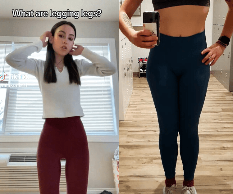 網紅爭相模仿最新瑜伽褲熱潮Legging Legs！ 露大腿縫才是瑜伽褲腿的標準？ 附2組瘦大腿運動