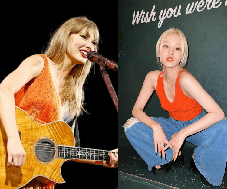 Taylor Swift新專輯帶動橙色風暴！學Jennie、張員瑛「橙色穿搭」推薦5款潮人必備橙色單品
