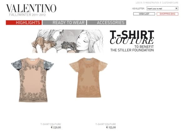 Valentino 慈善Tee