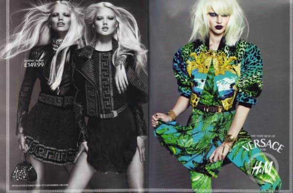 Versace for H&amp;M 廣告硬照