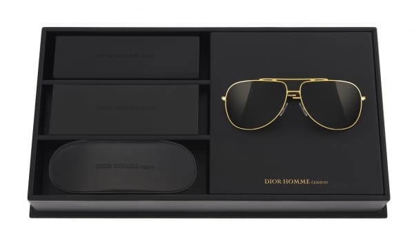 Dior Homme 18K 金機師太陽鏡