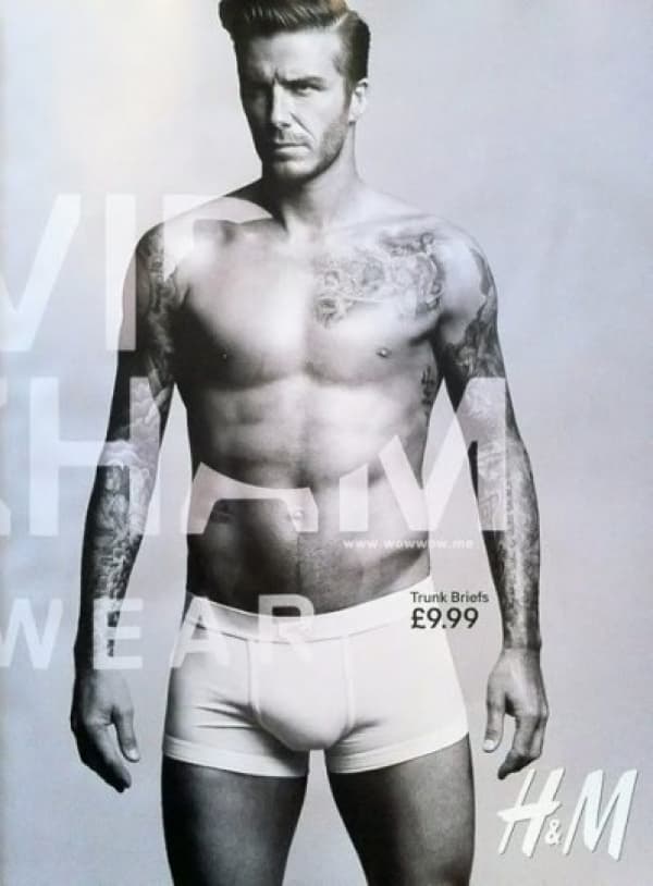 H&amp;M X David Beckham 騷身材
