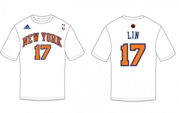 adidas X Linsanity 林書豪tee 恤