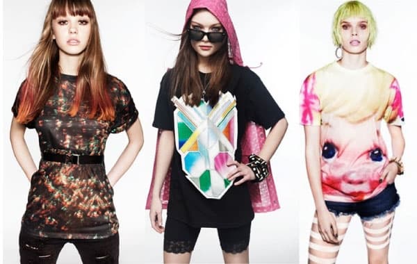 Topshop X 17名designer 慈善tee