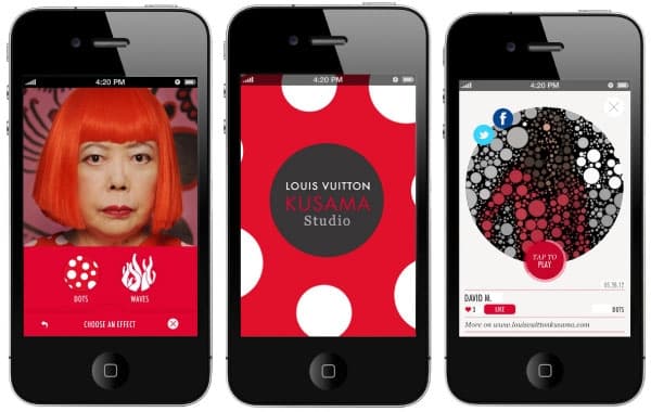 Louis Vuitton 波點美圖app