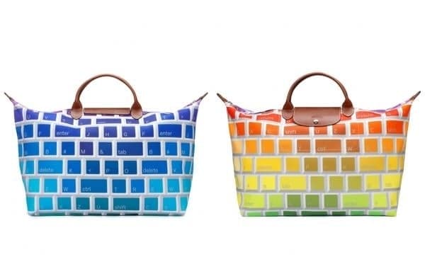 LONGCHAMP X Jeremy Scott 彩色keyboard