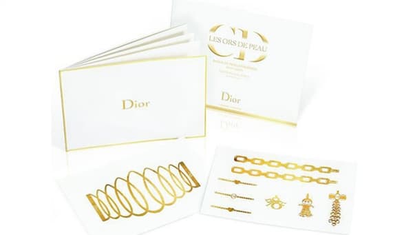 香港有售 Dior 24K 金矜貴紋身