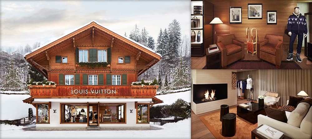 Louis Vuitton 雪山購物村