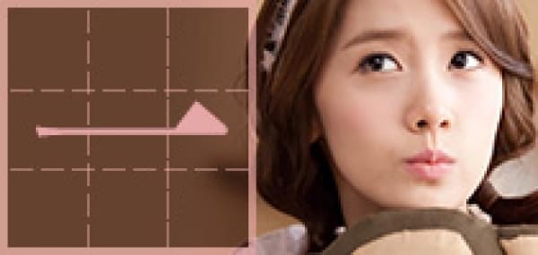 教你5 steps 畫韓式一字眉