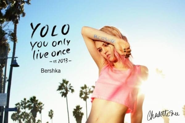 Bershka SS13 lookbook YOLO