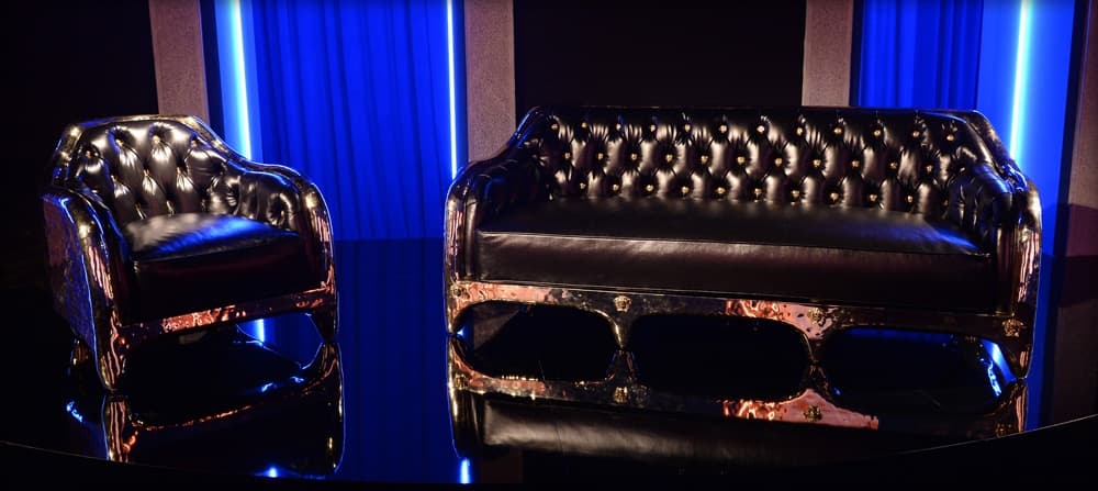 Versace X The Haas Brothers 黑金傢俱