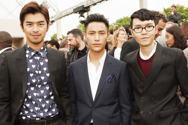方大同現身 Burberry SS14 男裝show
