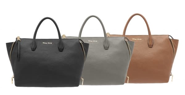 MIU MIU 最新Madras 購物袋