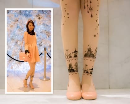 Gina 的絲襪配搭法
