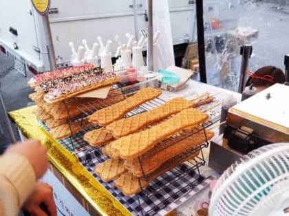 弘大人氣小食：long-ffle