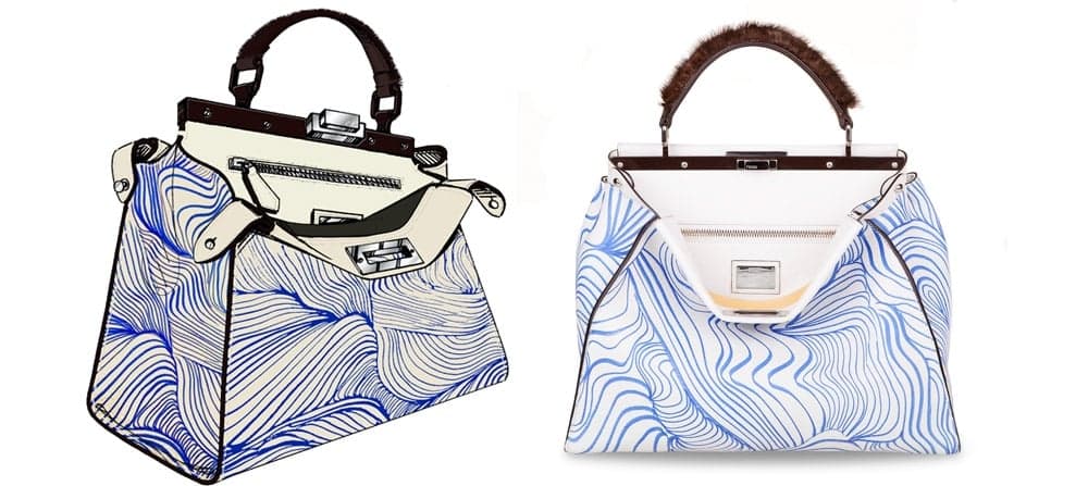 Fendi Peekaboo 慈善企劃　競投手袋珍品